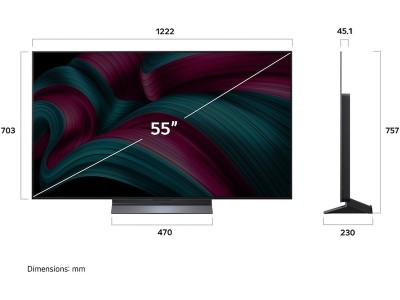 LG 55" C5 AI 4K OLED Smart TV (2025) 144Hz, 4x HDMI, eArc, G-Sync & FreeSync, a9 AI Processor, Dolby Atmos#4