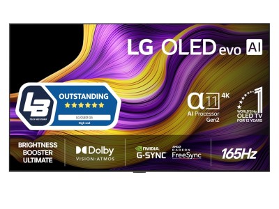 LG 65" G5 AI 4K OLED Smart TV (2025) 165Hz, 4x HDMI, eArc, G-Sync & FreeSync, a11 AI Processor, Dolby Atmos