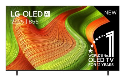 LG 77" B5 AI 4K OLED Smart TV (2025) 120Hz, 4x HDMI, eArc, G-Sync & FreeSync, Dolby Atmos, Perfect Color & Perfect svart#1