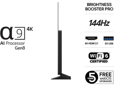 LG 77" C5 AI 4K OLED Smart TV (2025) 144Hz, 4x HDMI, eArc, G-Sync & FreeSync, a9 AI Processor, Dolby Atmos#3
