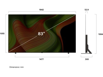 LG 83" B5 AI 4K OLED Smart TV (2025) 120Hz, 4x HDMI, eArc, G-Sync & FreeSync, Dolby Atmos, Perfect Color & Perfect Black#4