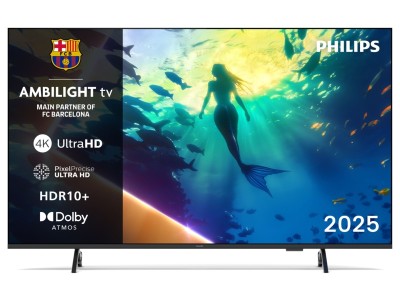 Philips 55" PUS8000/12 4K LED Smart Ambilight TV (2025) Ambilight, 4K, UHD, Titan OS, HDR, Dolby Atmos