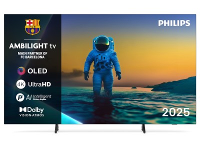 Philips 77" OLED810/12 OLED Smart Ambilight AI TV (2025) Ambilight Plus, 4K, 144hz. UHD, OLED, Google TV