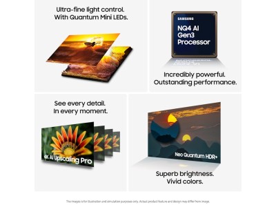 Samsung 50" QN90F Neo QLED 4K Mini LED Smart TV (2025) 165Hz, 4x HDMI, HDMI eArc 4K AI Upscaling, AI Processor, HDR Smart TV, Mini LED, Glare Free#2