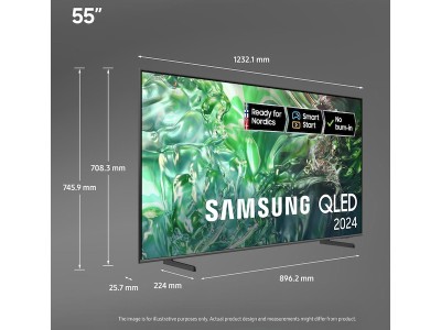 Samsung 55" Q64D QLED 4K TV TQ55Q64D QLED, 4K, AirSlim Design, Tizen OS, Ultimate UHD Dimming, Quantum Dot#5