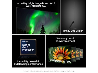 Samsung 83" S95F OLED 4K Smart TV (2025) 165Hz, 4x HDMI, HDMI eArc 4K AI Upscaling, AI Processor, OLED HDR Smart TV, Glare Free, Dolby Atmos#2