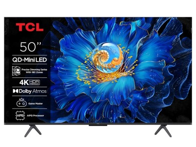 TCL 50" C69KS 4K QD-Mini LED Google TV QD-Mini LED, 4K UHD, Dolby Atmos, Game Master, Smart TV