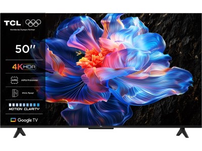 TCL 50" V6C 4K LED Google TV QLED, Direkt LED-smart-TV, 4K HDR-TV, Google TV