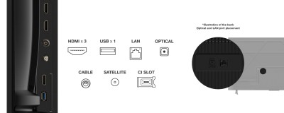 TCL 55P69K 55 4K UHD (2160p) Borstad metal#2
