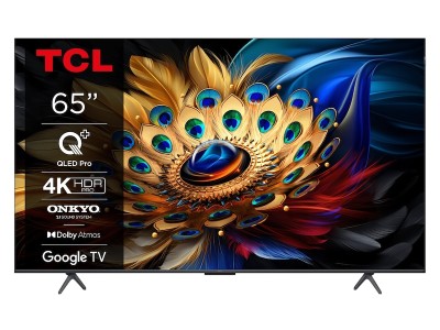 TCL 65" 65C61B QLED Pro 4K Google TV QLED Pro 4K, Google TV, 4K HDR Pro, Onkyo 2.1-lyd