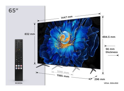 TCL 65" C69KS 4K QD-Mini LED Google TV QD-Mini LED, 4K UHD, Dolby Atmos, Onkyo 2.1 ljudsystem, Game Master, Smart TV#4