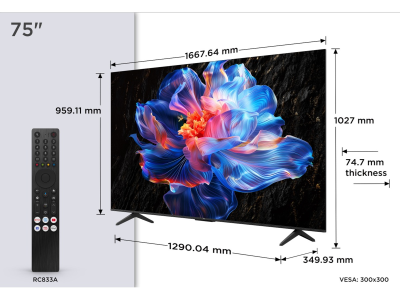 TCL 4K Google TV 75V6C Direkt LED-smart-TV, 4K HDR-TV, Google TV#3