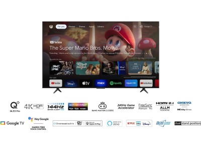TCL 85" 85T8B QLED Pro 4K Google TV QLED Pro, Google TV, 4K HDR Pro, Onkyo 2.1-lyd, 144Hz 4K Gaming TV#2