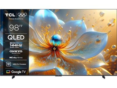 TCL 98" T8C 4K QLED Google TV (2025) QLED, HDR, Smart TV, 4K, 144Hz Motion Clarity Pro, Onkyo 2.1#1