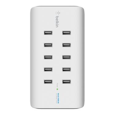 Belkin Rockstar 10-port USB Charging Station, 2,4A, 120W totalt