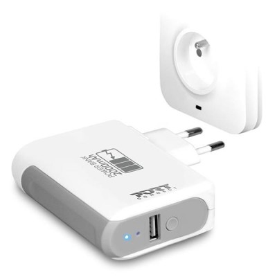 PORT Designs Wall Charger med 2000mAh Powerbank