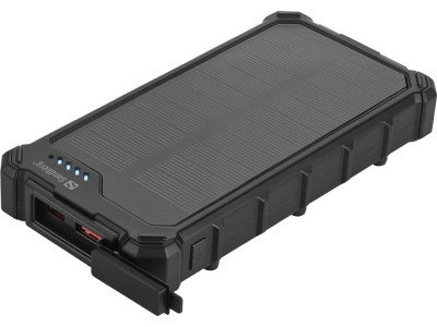 Sandberg Solar Powerbank CampLED 10000 mAh, ficklampa#1