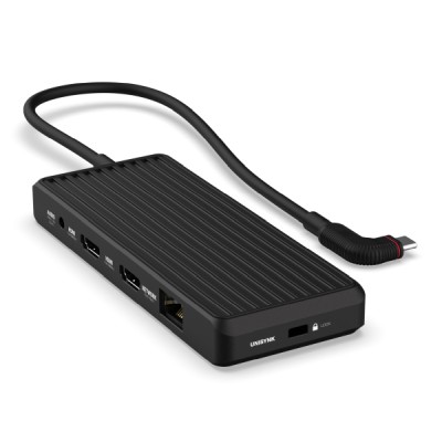 Dockningstation Unisynk 10-port USB-C Hub - Svart#1