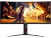 AOC 34" curved gamingskärm CU34G4Z 3440x1440 VA, 240hz, 0.3ms, 3000:1, HDR400, 2xHDMI/DP
