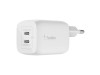 AC-adapter Belkin Boost Charge Pro 65W, Dual USB-C GaN Wall Charger med PPS#1