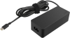 AC-adapter Lenovo 65W, USB-C, svart