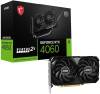MSI GeForce RTX 4060 Ventus 2X Black OC 8 GB GDDR6, HDMI/3xDP