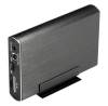 Externt kabinett 3.5" SATA till USB 3.2, Deltaco, aluminium, inkl. strömadapter#1