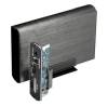 Externt kabinett 3.5" SATA till USB 3.2, Deltaco, aluminium, inkl. strömadapter#2