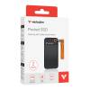 2 TB Verbatim Pocket SSD, USB 3.2 Gen2 - Svart/Orange#2