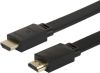 HDMI-kabel Deltaco HDMI 2.1, flat, 8K@60Hz, 1 meter - Svart#1