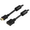 HDMI-förlängningskabel, HDMI 1.3, 4K@60Hz, 2 meter - Svart