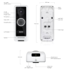 Ubiquiti Networks UniFi Protect G4 Doorbell, 1600x1200@30fps, tvåvägsljud, IR 6 meter, WiFi 5#6