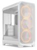 Fractal Design Meshify 3 White RGB TG Clear Tint, ATX - Vit#1