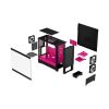 Fractal Design Pop Air RGB Tempered Glass Clear Tint, ATX - Magenta Core#2