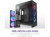 NZXT H9 Flow RGB 2025, Tempered Glass, ATX - Svart#3