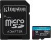 Micro Secure Digital SDXC 128 GB Kingston Canvas Go! Plus Gen4, 200 MB/sek läs, Class 10, UHS-I U3, V30, A2, inkl. SD-adapter#1