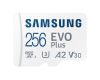 Micro Secure Digital SDXC 256 GB Samsung EVO Plus, 130/130 MB/sek, Class 10, UHS-I V30, U3, A2