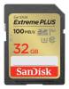 Secure Digital SDHC 32 GB Sandisk Extreme Plus, 100/60 MB/sek, Class 10, UHS-I V30, U3