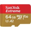 Micro Secure Digital SDXC 64 GB Sandisk Extreme, 170/80 MB/sek, Class 10, UHS-I V30, U3, A2, inkl. SD-adapter#1