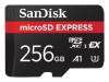 Micro Secure Digital SDXC 256 GB Sandisk Express, 880/480 MB/sek, Class 10, UHS-I, U3, A1