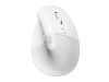 Logitech LIFT för Mac, 4000 dpi, RF/Bluetooth - Off-white/Pale-grey