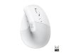 Logitech Lift, 4000 dpi, Bluetooth/RF - Off-white/Pale-grey