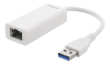 Nätverksadapter Deltaco USB 3.0, Gigabit, 1xRJ45 - Vit#1