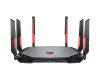 Trådlös router MSI RadiX AXE6600 Tri-band Gaming Router WiFi 6E AX6600 med 1x2.5Gbe LAN, 3xGigaLAN, USB 3.0, RGB#2