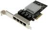 Startech 4-port Gigabit Network Adapter Card, Intel I350-AM4 chip#1
