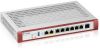 ZyXEL USG FLEX 200HP, 1x2.5GbE + 1x2.5GbE PoE+ 6xLAN Gigabit definierbara, Nebula, inkl. 1 år Security-licens