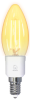 Deltaco Smart Home SH-LFE14C35 Filament LED-lampa, E14, WiFi, 4,5W, 1800K-6500K - Vit#1