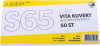 Kuvert Mayer Sober S65 Vit, fukthäftande förslutning, 50-pack