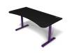 Arozzi Arena Gaming Desk Deep Purple Black, höjdjusterbart, heltäckande musmatta#1