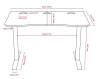Arozzi Arena Gaming Desk Small Pure Black, heltäckande musmatta - Svart#3
